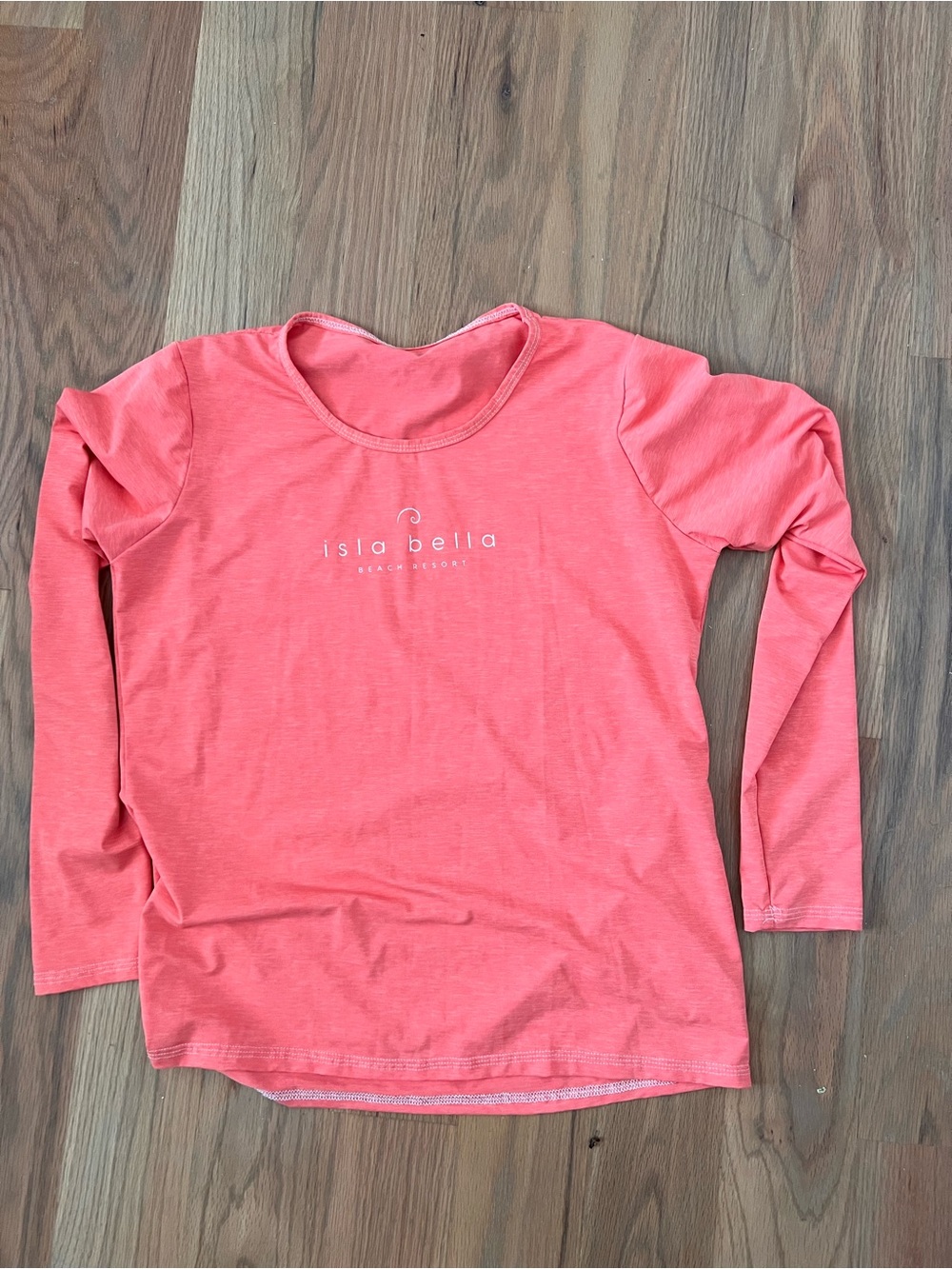 Coral Long-Sleeve Crew Shirt